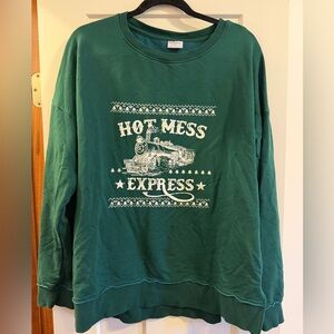 Bums & Roses Hot Mess Express Bamboo Crewneck